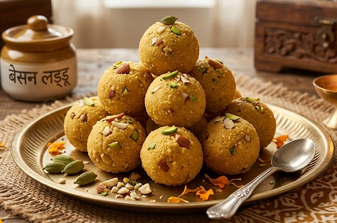 Besan Ladoo Bhog