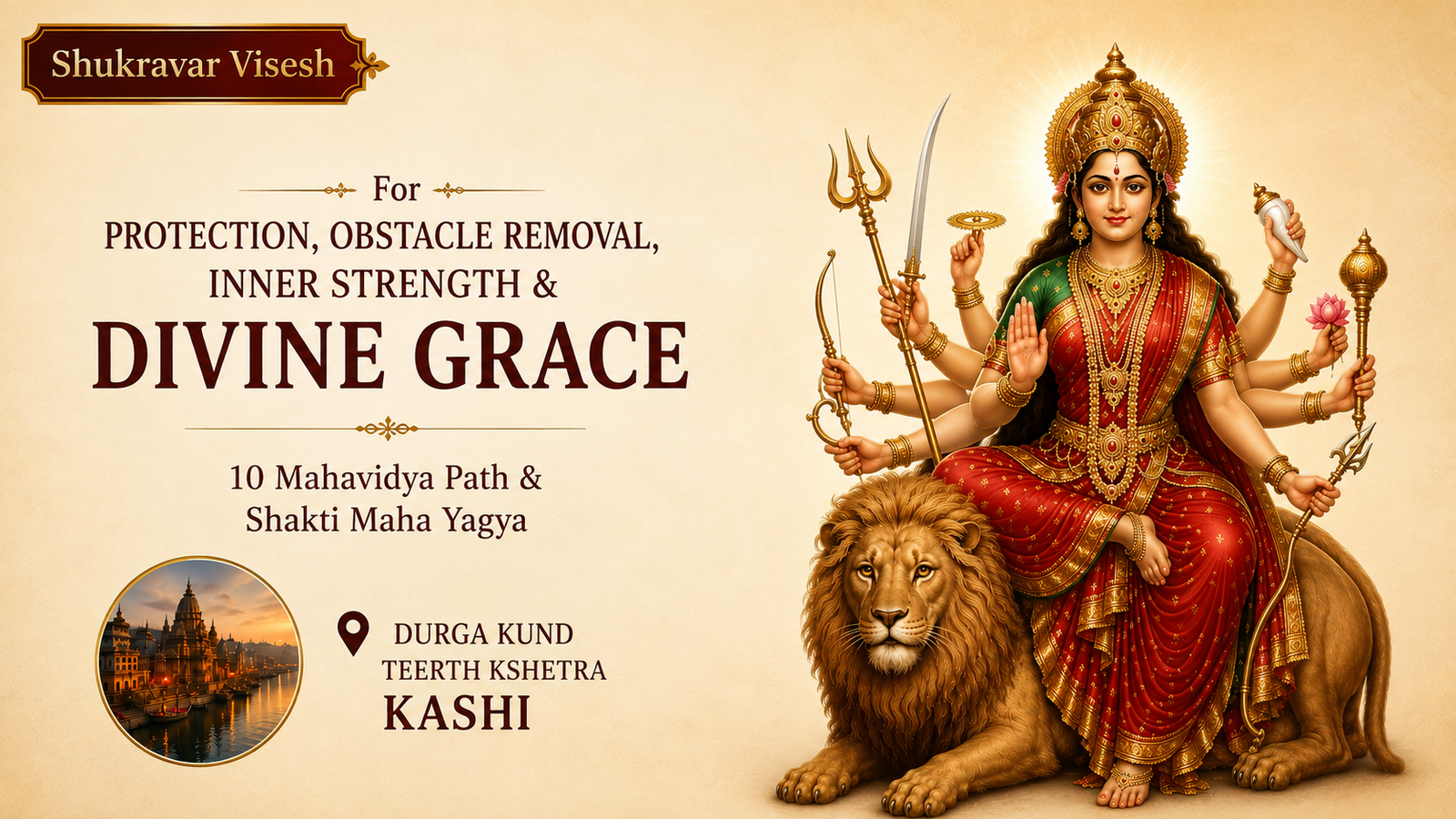 10 Mahavidya Paath & Divine Shakti Maha Yagya . Blessings of all Ten Mahavidyas for strength, wisdom, and spiritual growth.